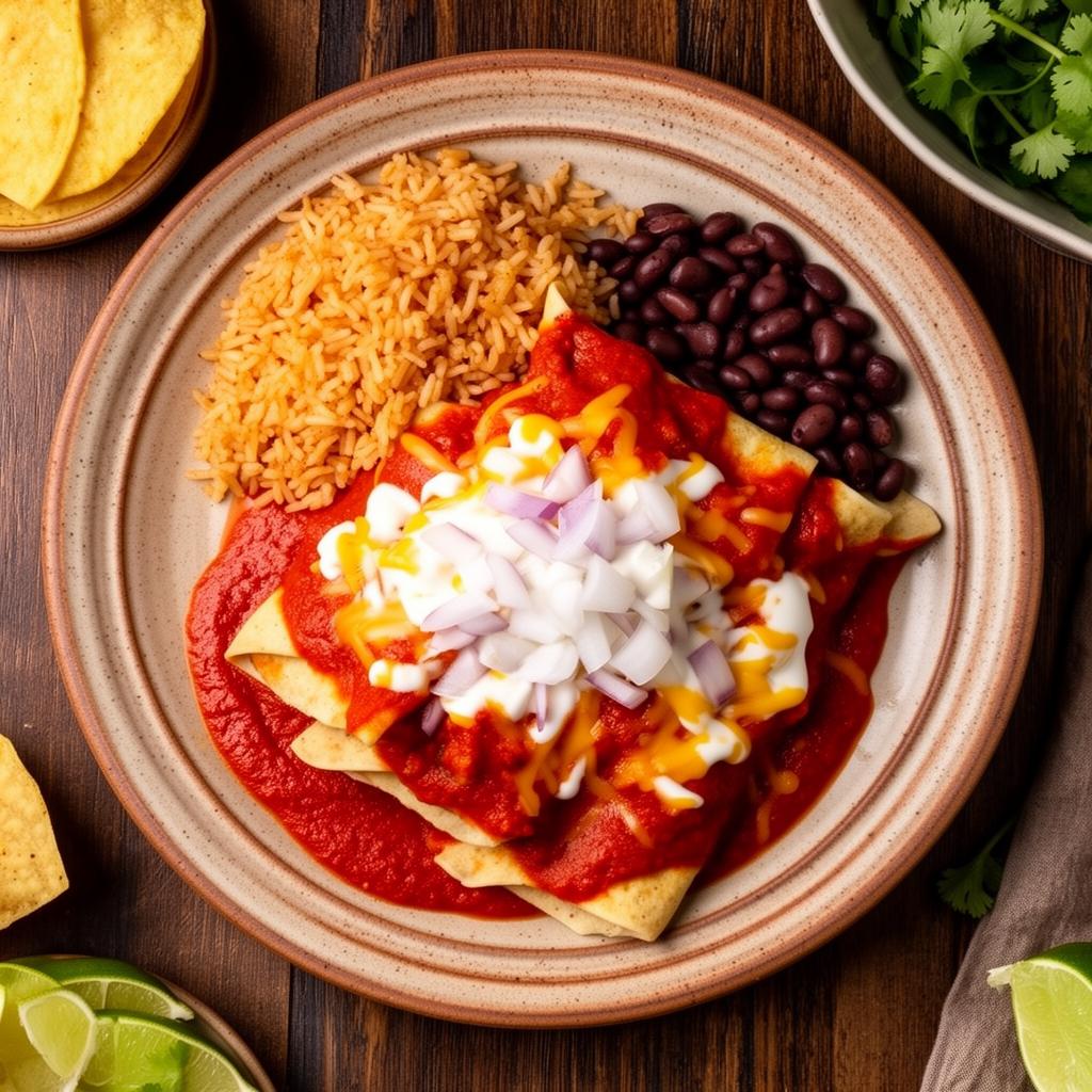 Enchiladas Rojas