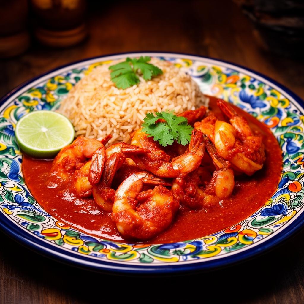 Camarones a la Diabla